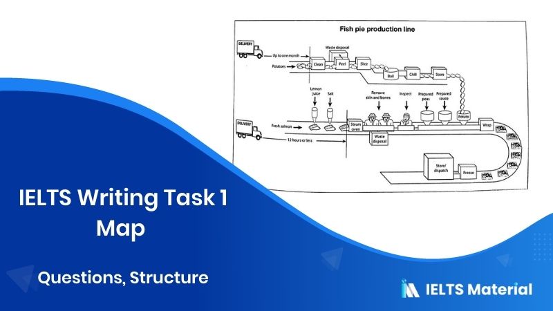 IELTS Academic Writing Task 1 Map - Questions and Structure