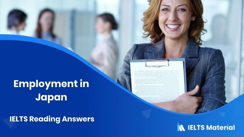 Employment in Japan – IELTS Reading Answers