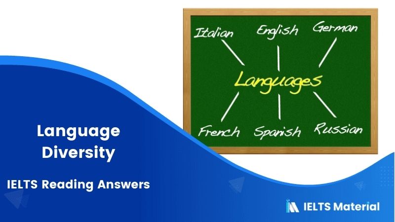 Language Diversity IELTS Reading Answers