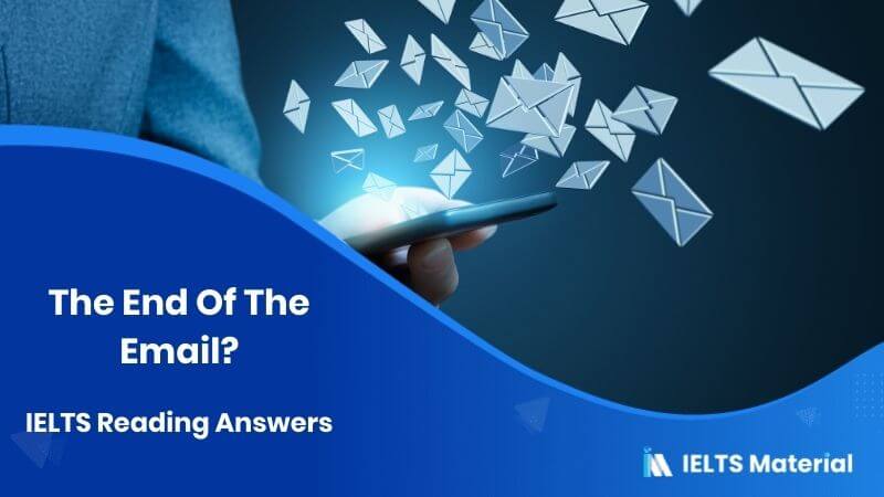 end of email reading answers
