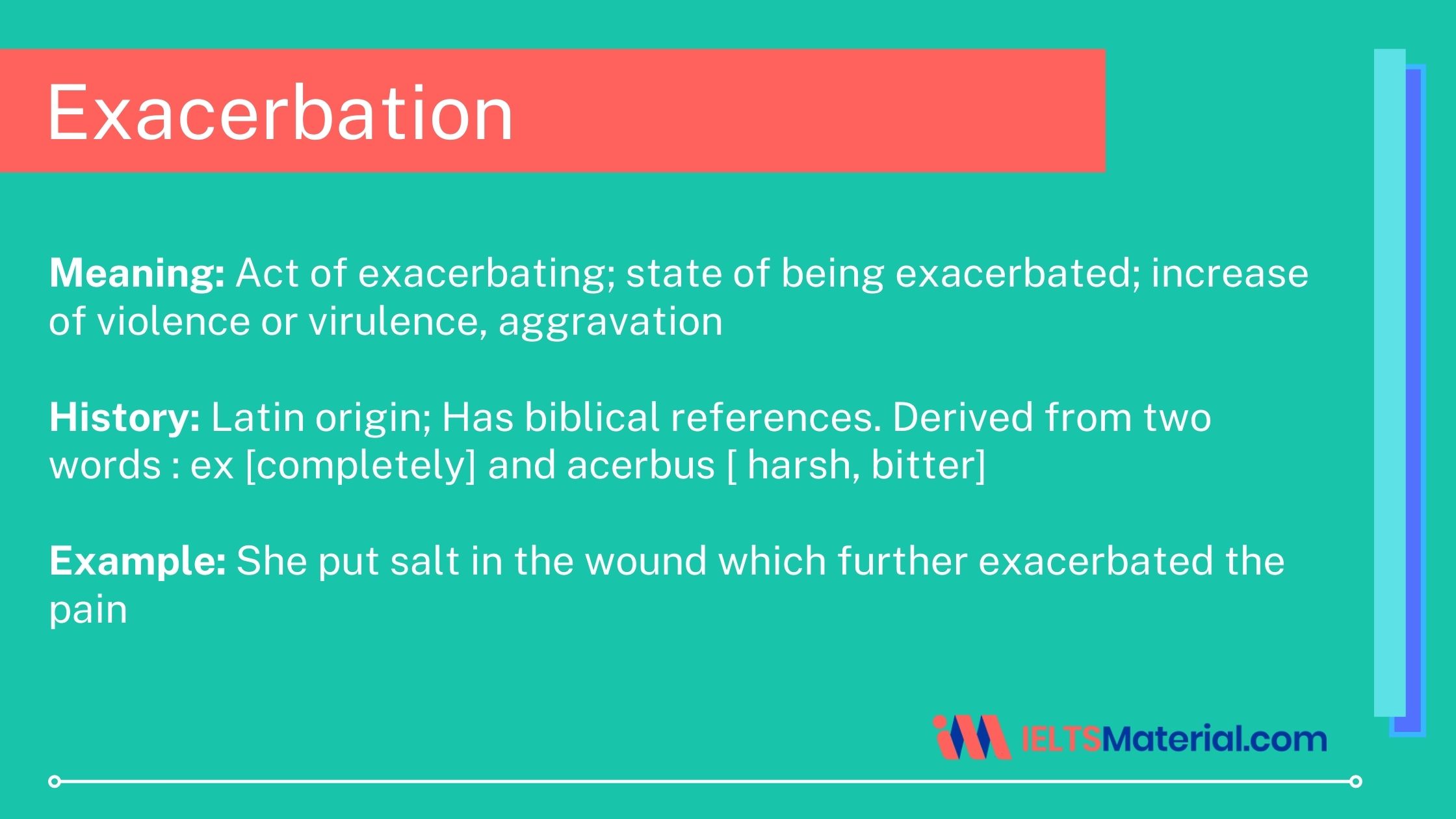 Word – Exacerbation