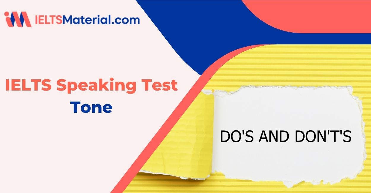 IELTS Speaking Test –Tone