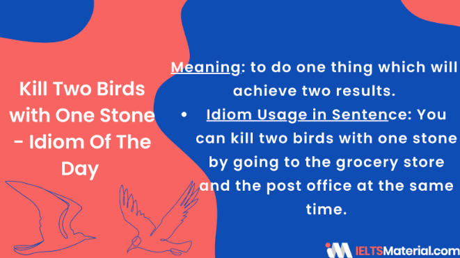 Kill Two Birds with One Stone Idiom : Meaning, History & Synonyms