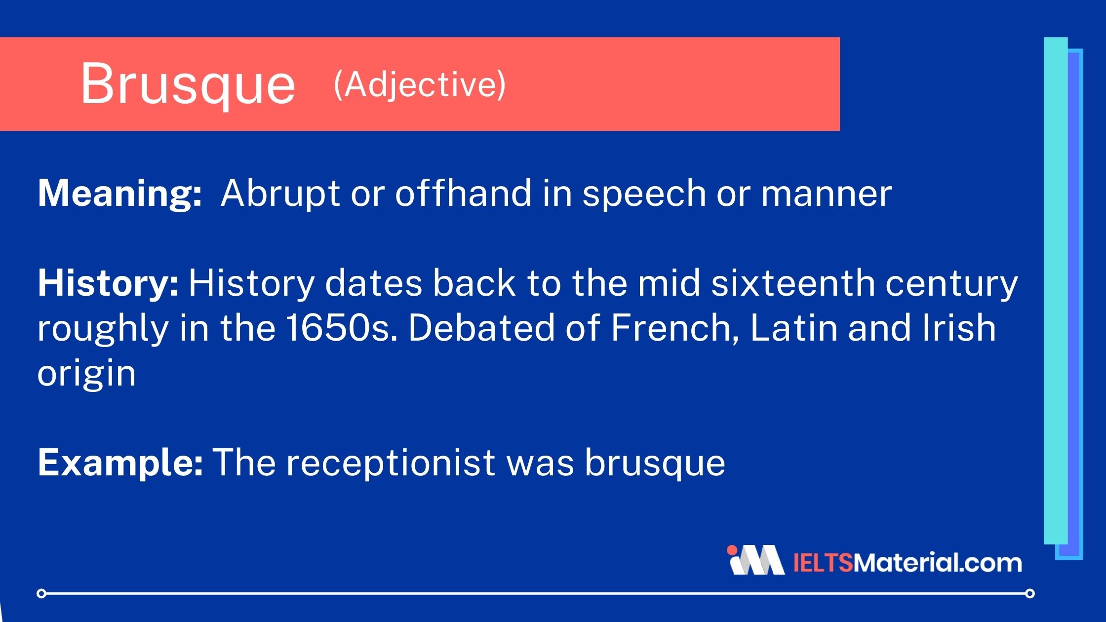 Word – Brusque