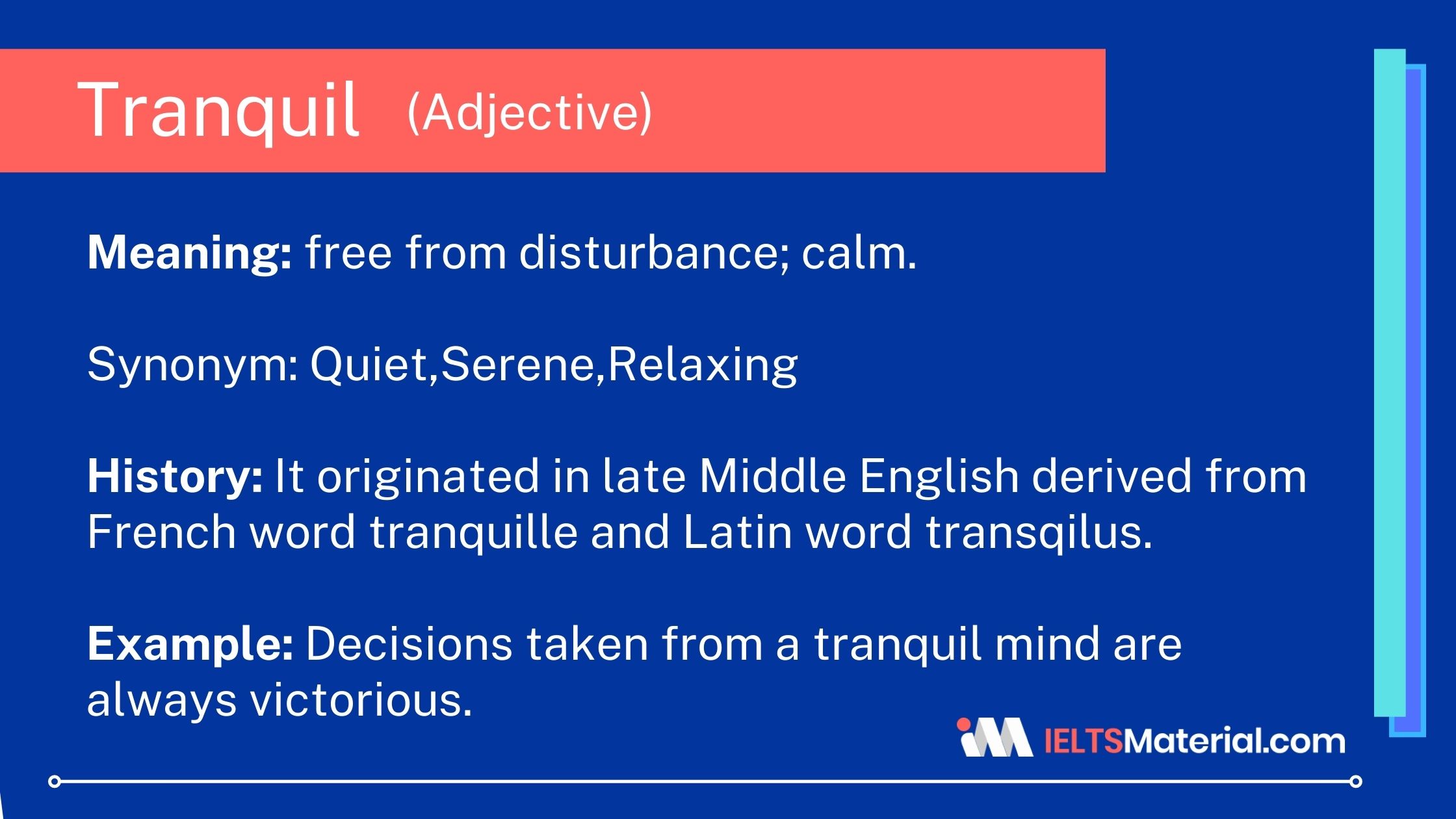 word-tranquil-ieltsmaterial