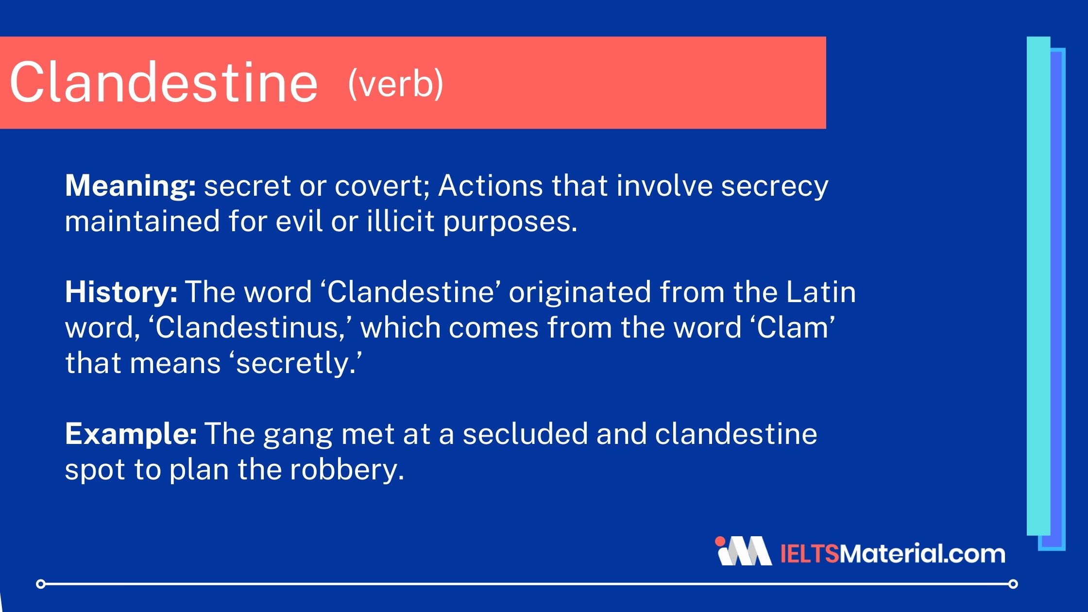 Word – Clandestine