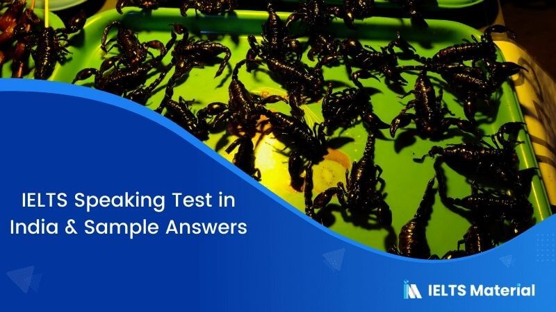 IELTS Speaking Test in India with Sample Answers – January 2018
