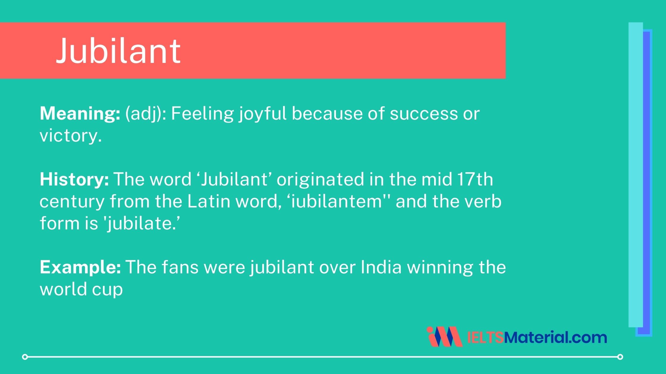 word-jubilant-ieltsmaterial