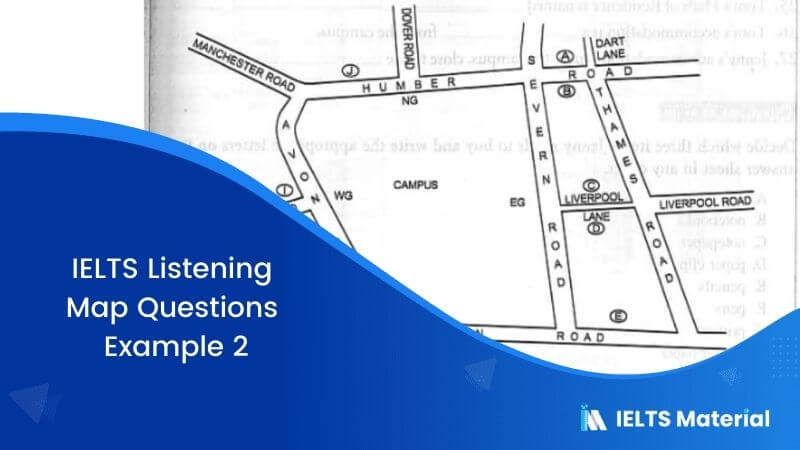 IELTS Listening Map Questions | Example 2