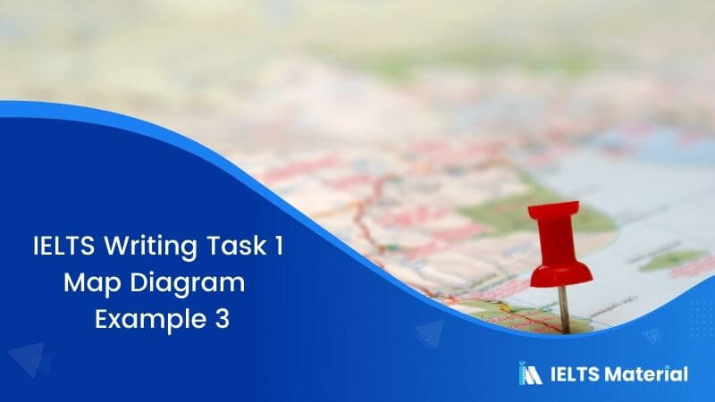 IELTS Academic Writing Task 1 Example 3: Civic Centre – Map