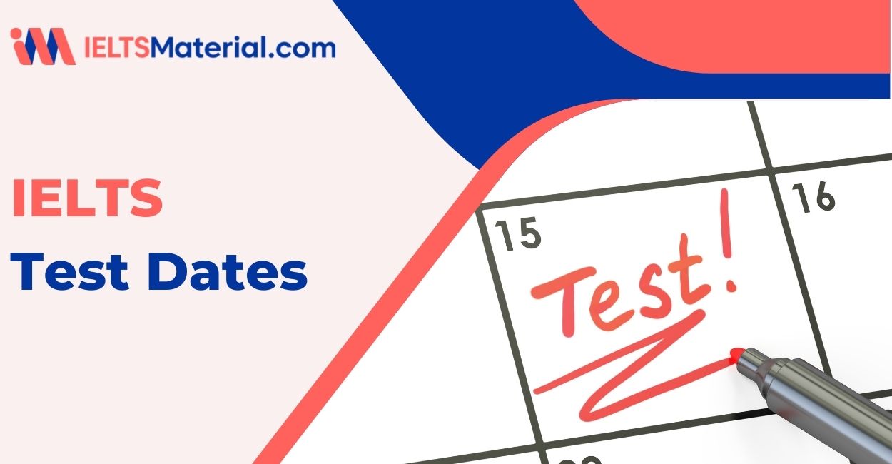 IELTS Test Dates 2022