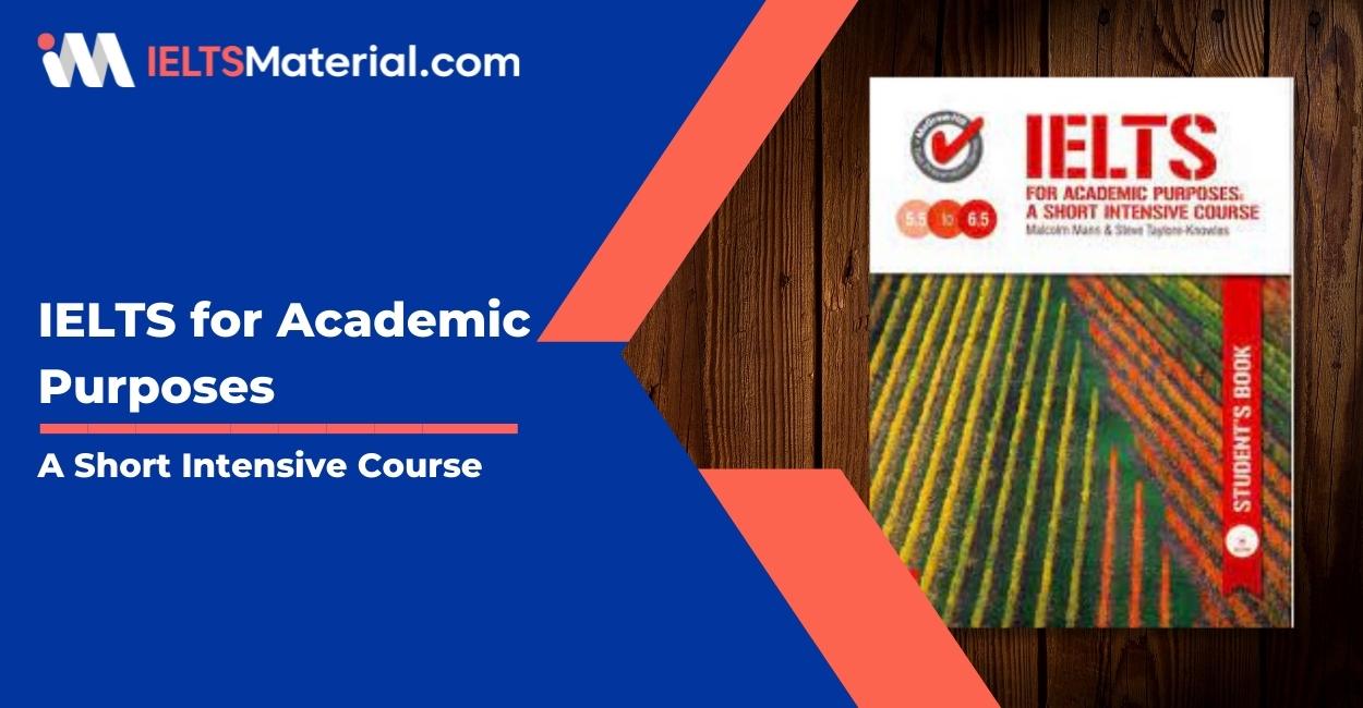 IELTS for Academic Purposes : A Short Intensive Course (Ebook)