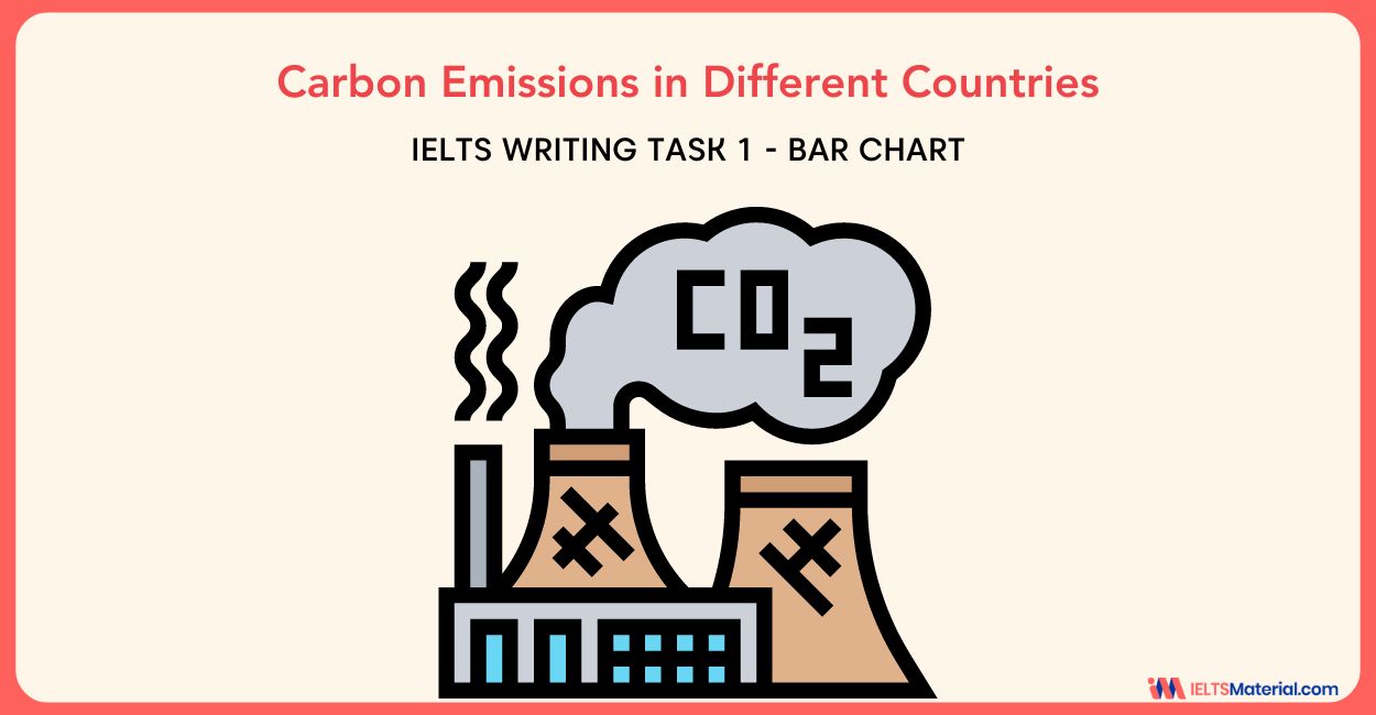 Carbon Emissions in Different Countries – IELTS Writing Task 1