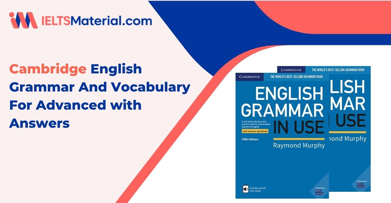 Cambridge English Grammar And Vocabulary For Advanced with Answers(PDF Ebook & Audio)