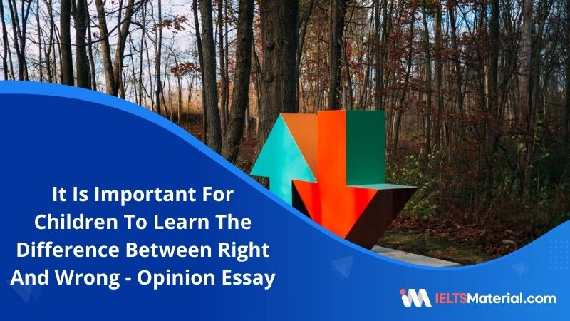 essay on right and wrong