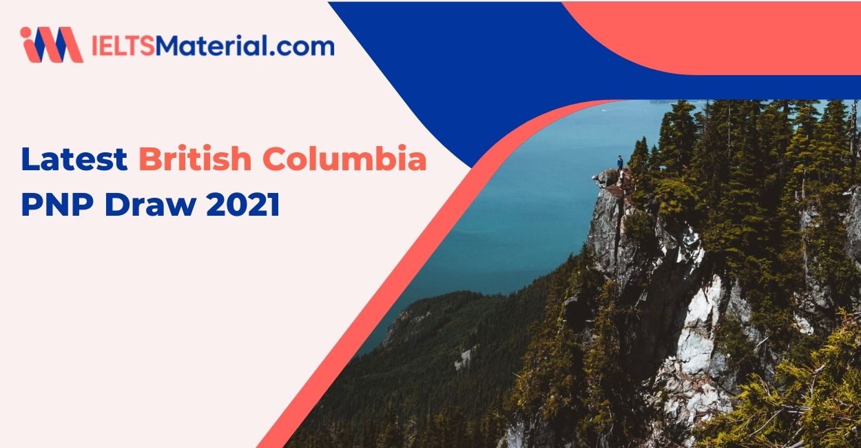 Latest British Columbia PNP Draw 2021