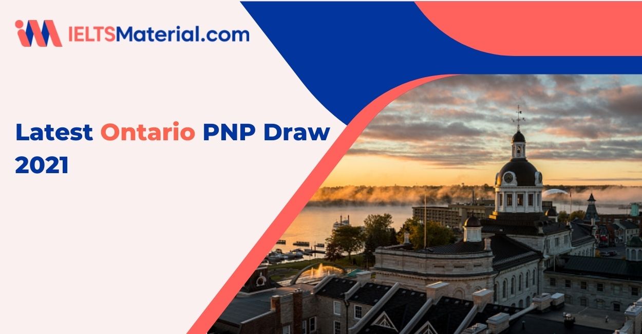 Latest Ontario PNP Draw 2021