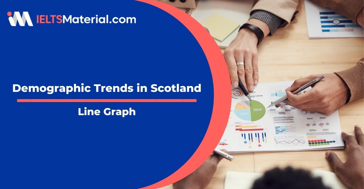 Demographic Trends in Scotland- Line Graph