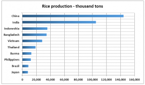 Rice producing