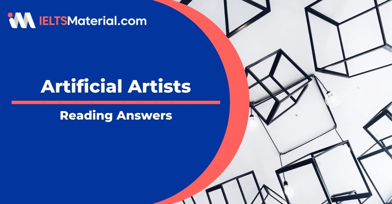 Artificial Artists Reading Answers