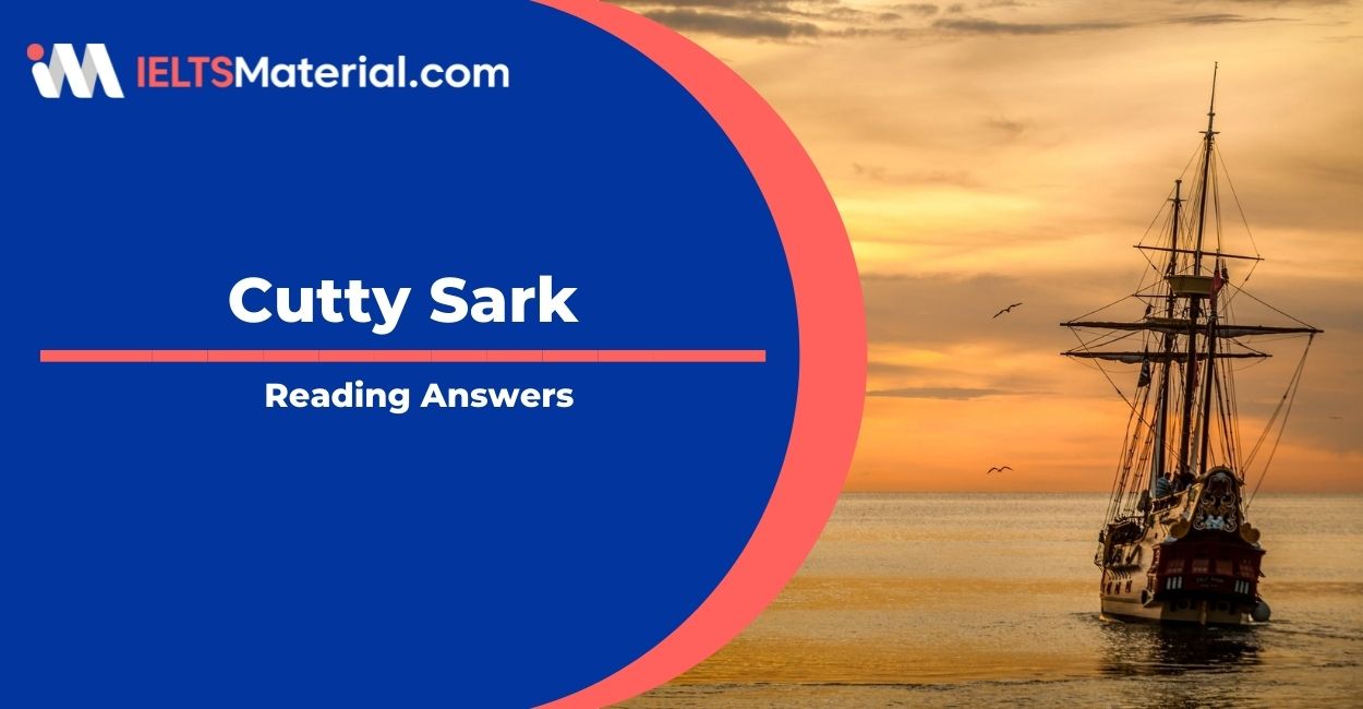 Cutty Sark Reading Answers