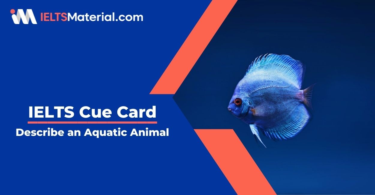 Describe an Aquatic Animal- IELTS Cue Card 