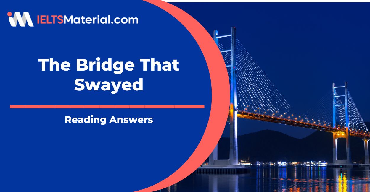 The Bridge that Swayed Reading Answers
