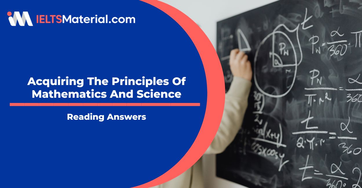 Acquiring The Principles Of Mathematics And Science Reading Answers