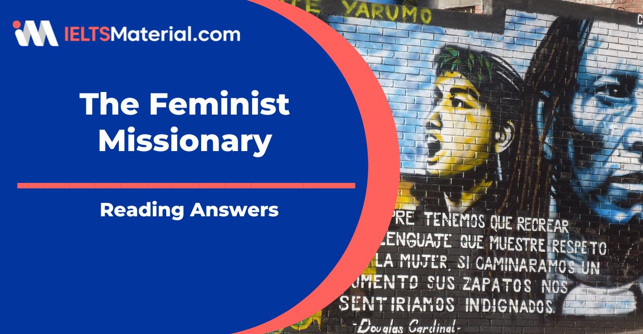 The Feminist Missionary Reading Answers
