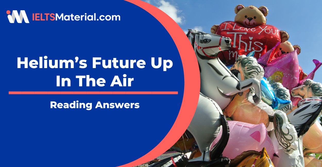 Helium’s Future Up In The Air Reading Answers