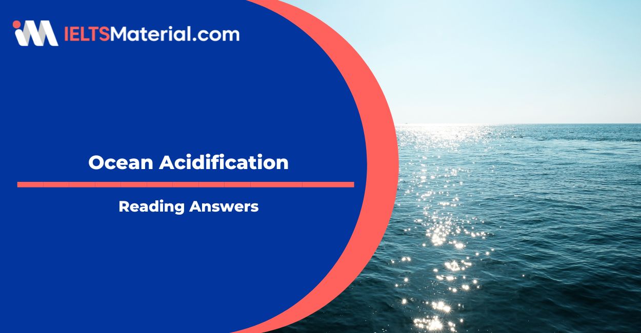 Ocean Acidification Reading Answers