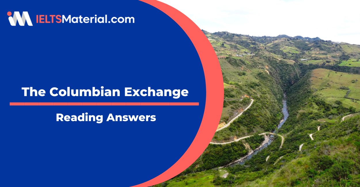 The Columbian Exchange Reading Answers