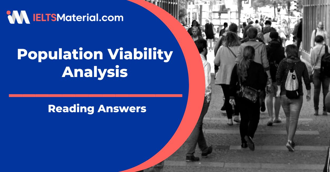 Population Viability Analysis Reading Answers