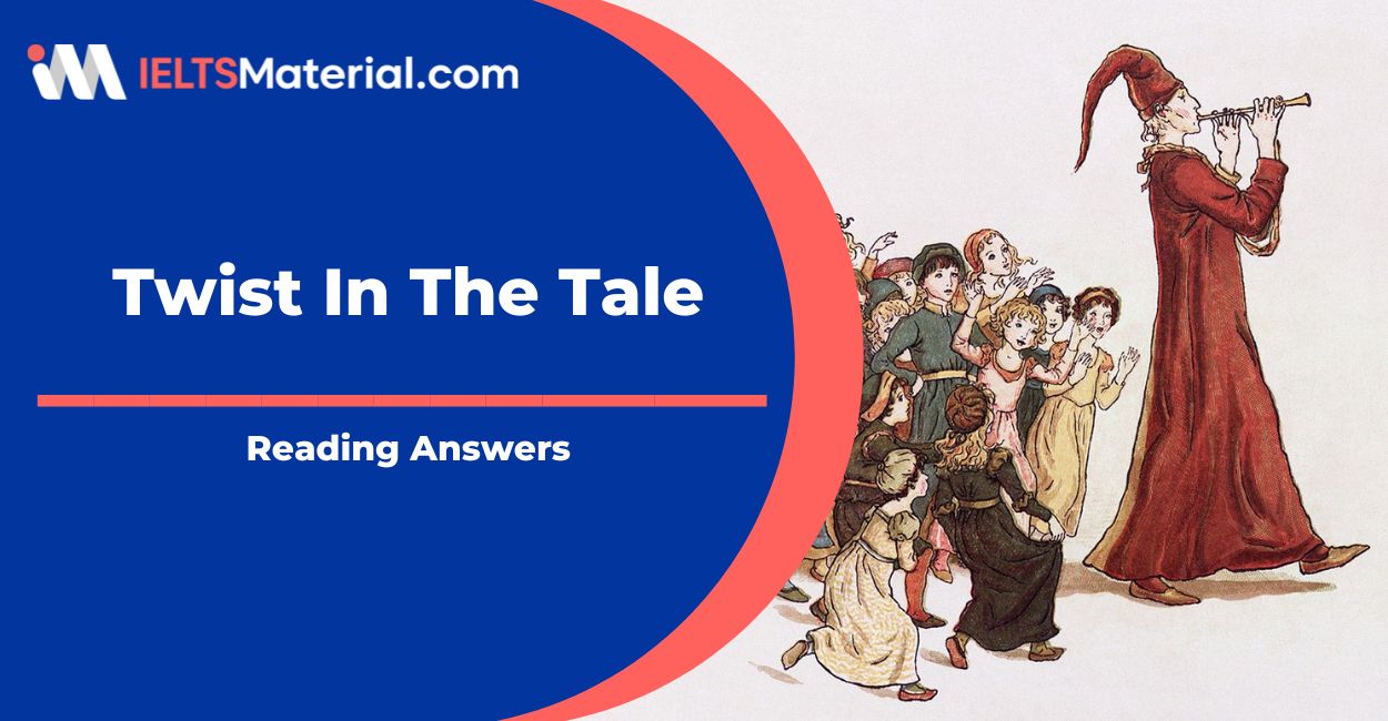 Twist In The Tale Reading Answers