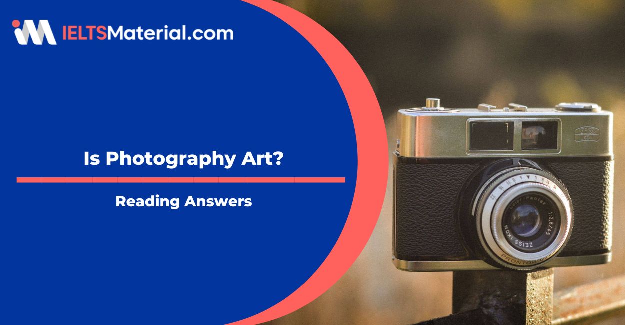 Is Photography Art? Reading Answers