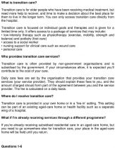 Transition Care for the Elderly IELTS Reading Answers
