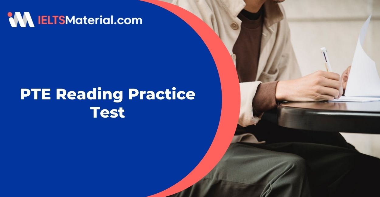 PTE Reading Practice Test 2023