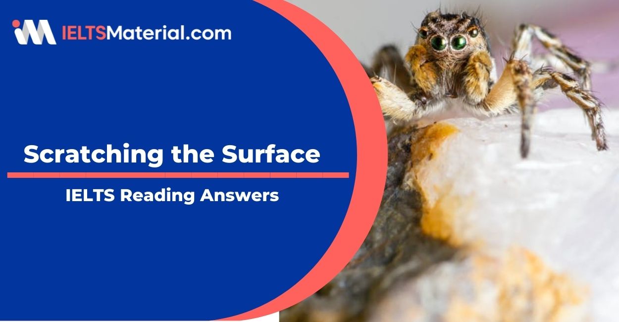 Scratching the Surface- IELTS Reading Answers
