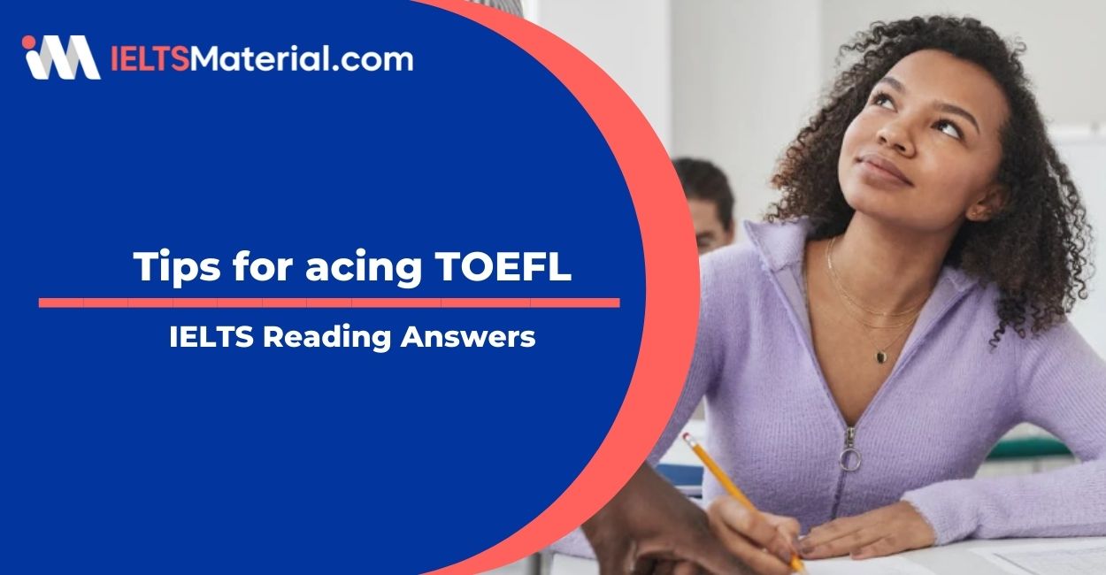 Tips for acing TOEFL
