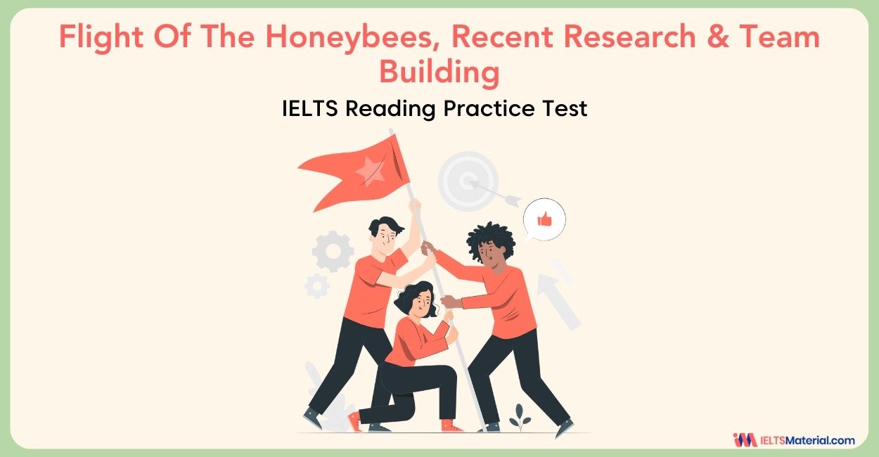 Flight of The Honeybees, Recent Research & Team Building – IELTS Reading Answers