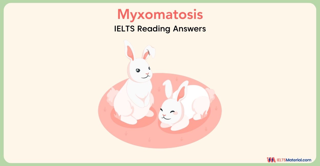 Myxomatosis- IELTS Reading Answers