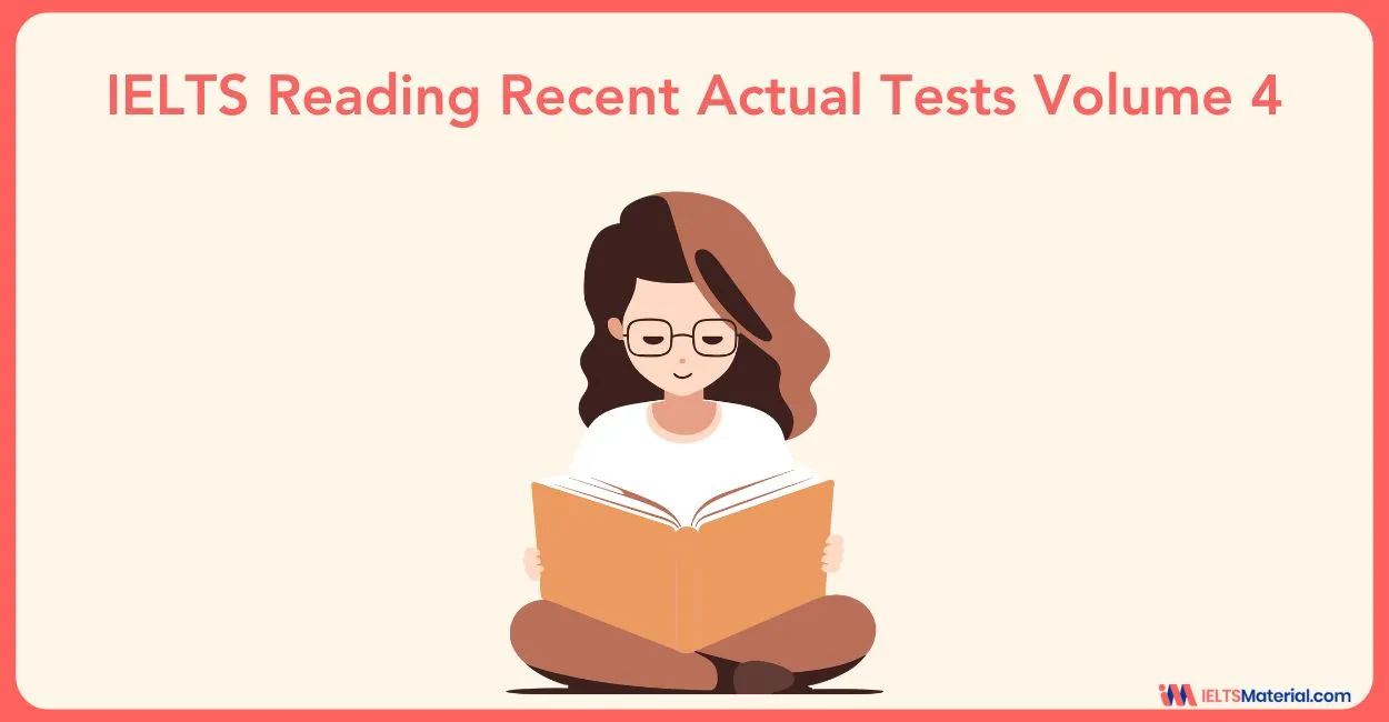 IELTS Reading Recent Actual Tests Volume 4 (pdf Ebook download)