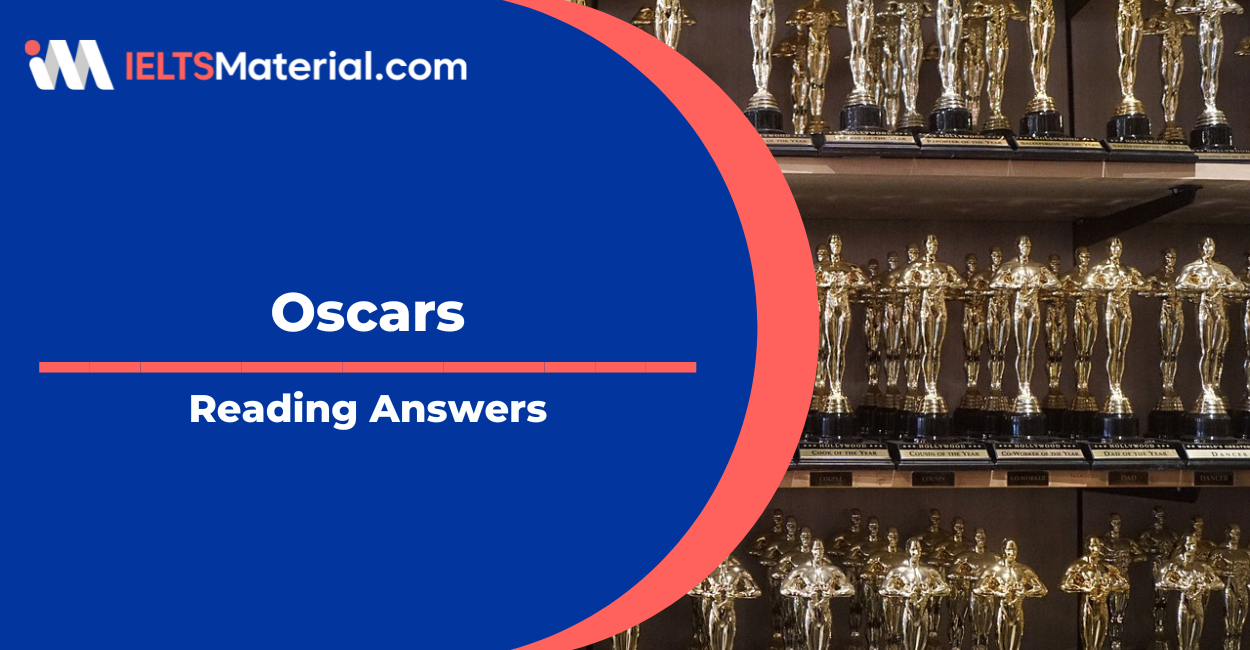 Oscars – IELTS Reading Answers