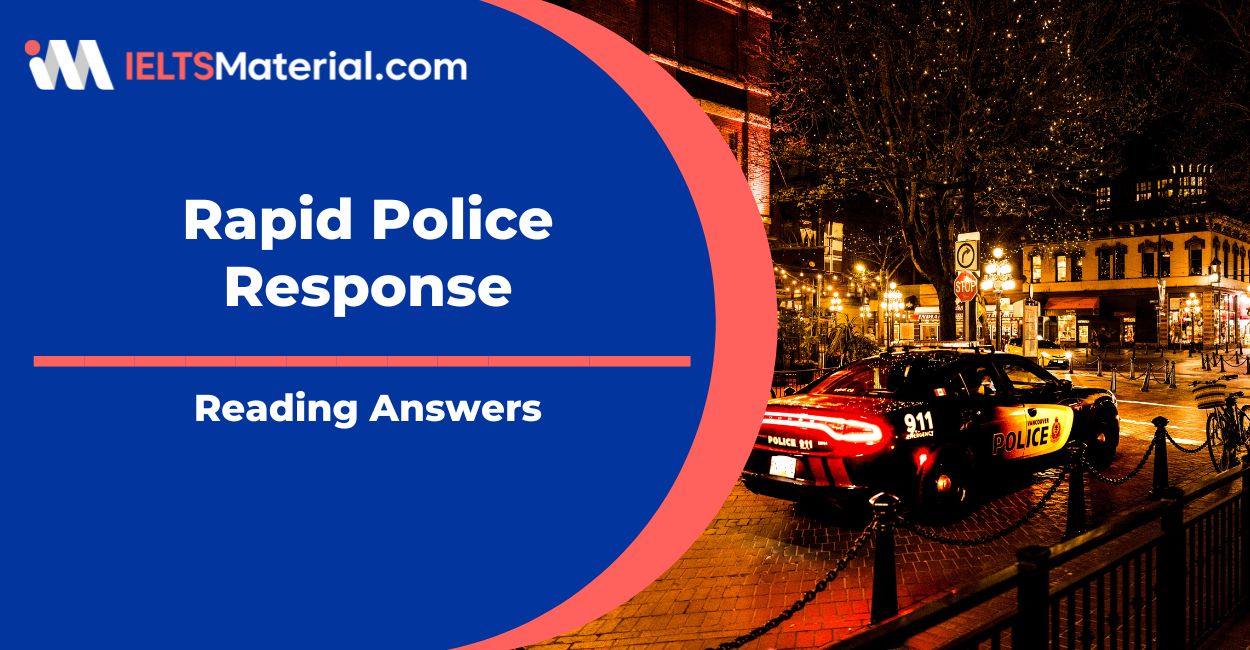 Rapid Police Response Reading Answers