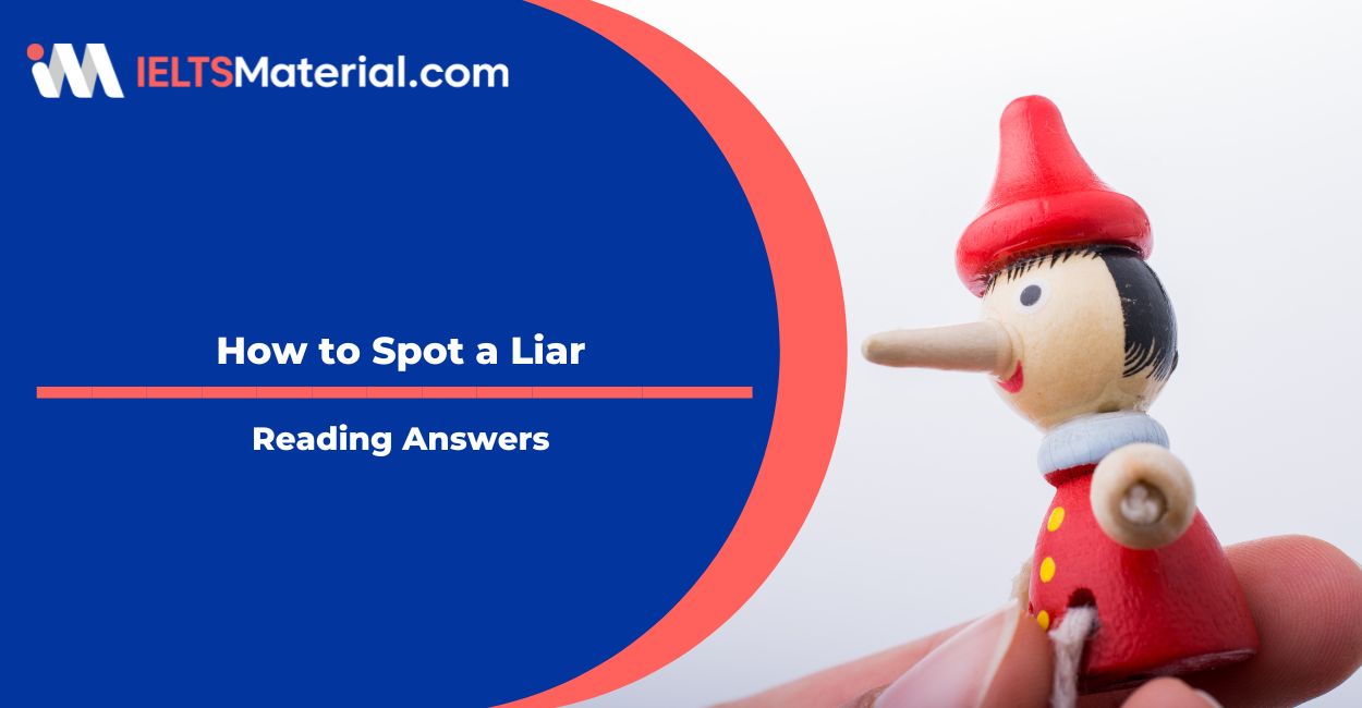 How to Spot a Liar Reading Answers
