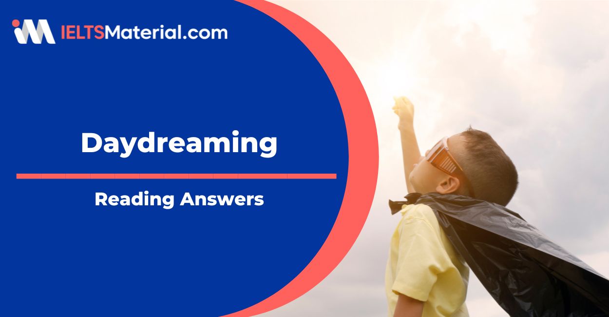 Daydreaming Reading Answers