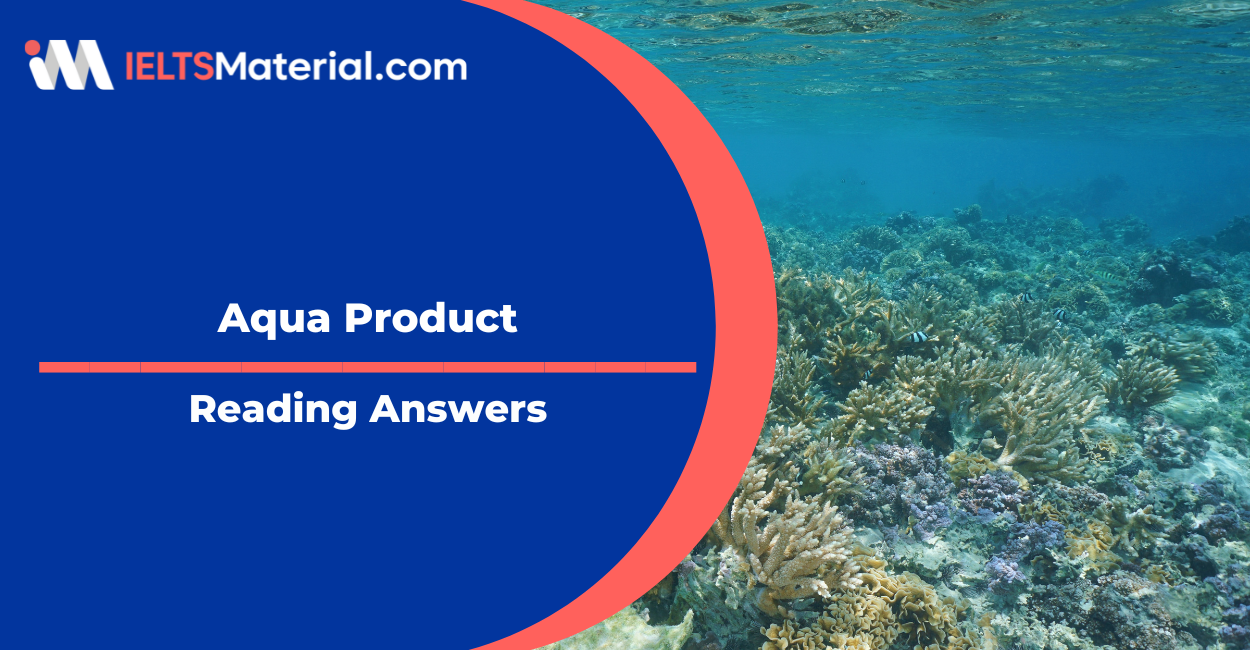 Aqua Product Reading Answer 