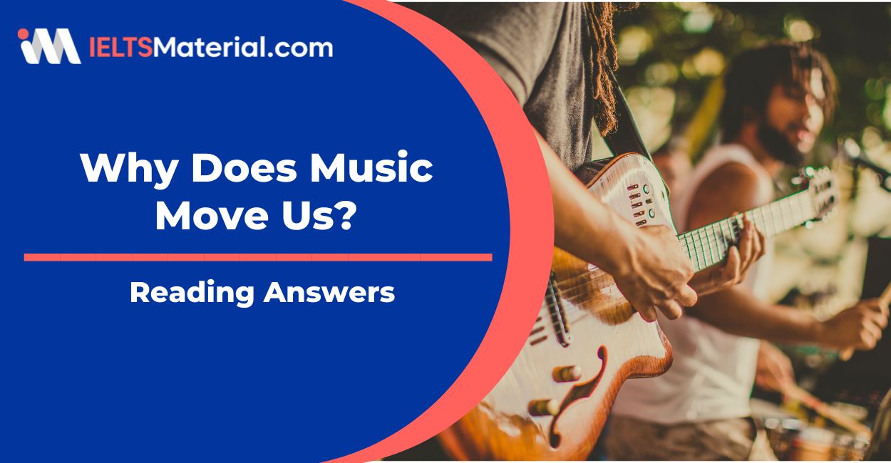 Why Does Music Move Us? Reading Answers