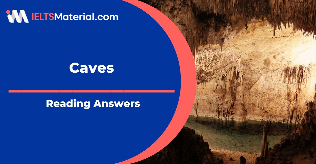 Caves Reading Answers