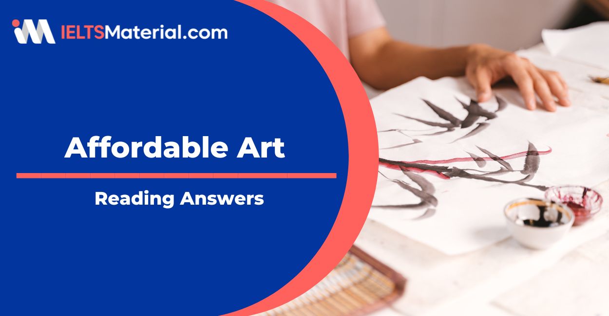 Affordable Art Reading Answers